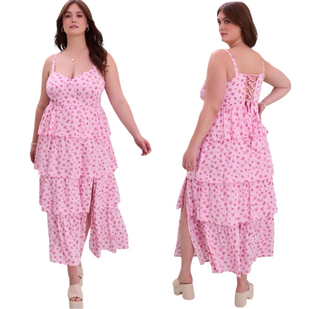 NWT Arula Rose Floral Maxi Dress